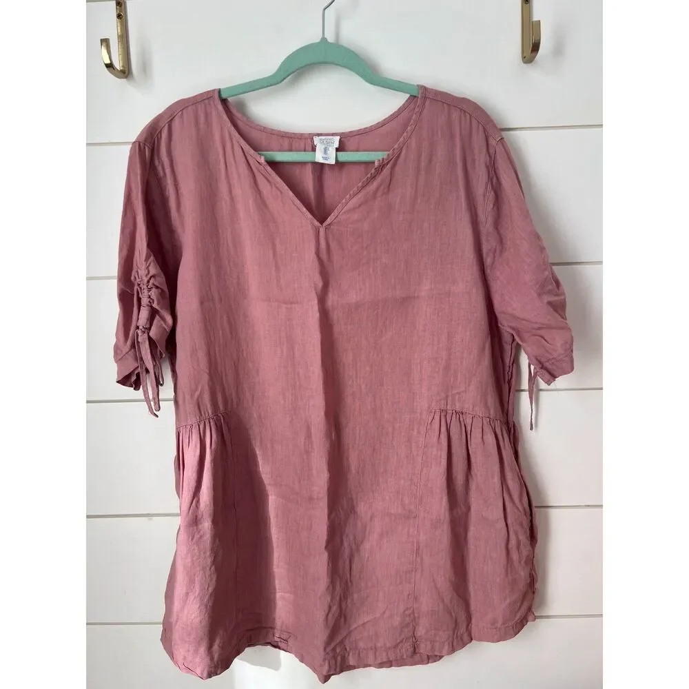 Sigrid Olson 100% Linen Tunic - Picture 1 of 3